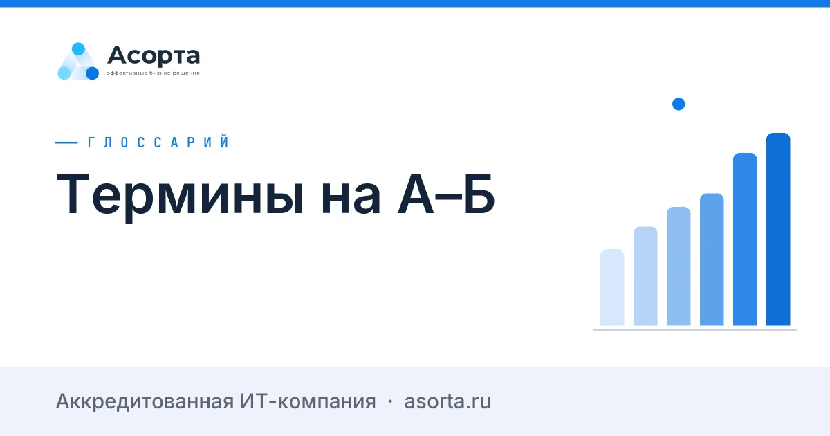 Термины на А–Б